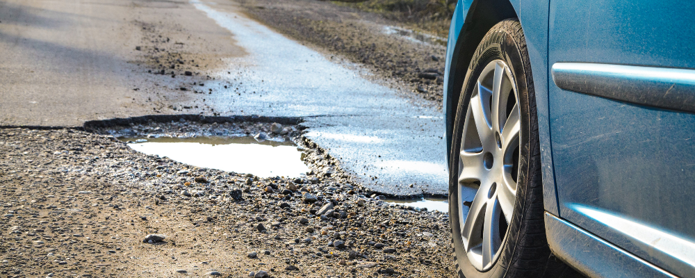 One in five cars damaged by potholes has to be written off